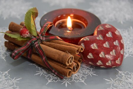 Christmas decoration candle