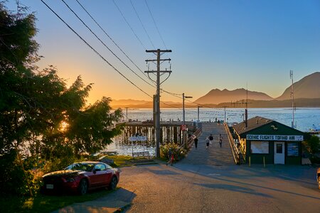 Mountains sea hill