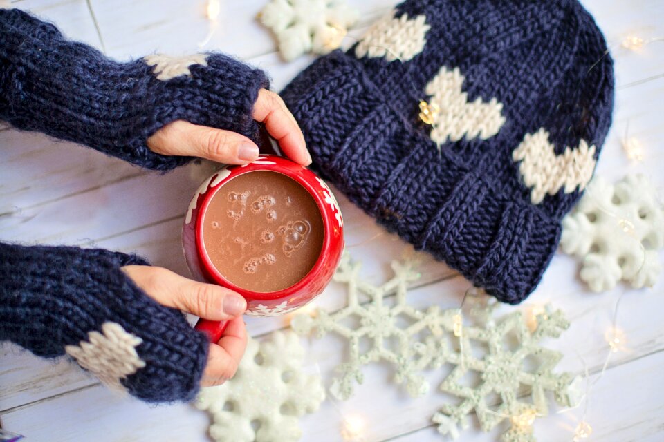 Snow cozy hot chocolate