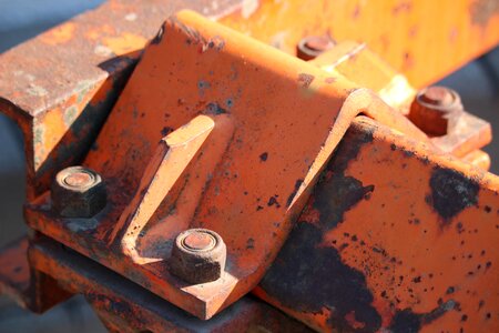 Screw rust orange photo