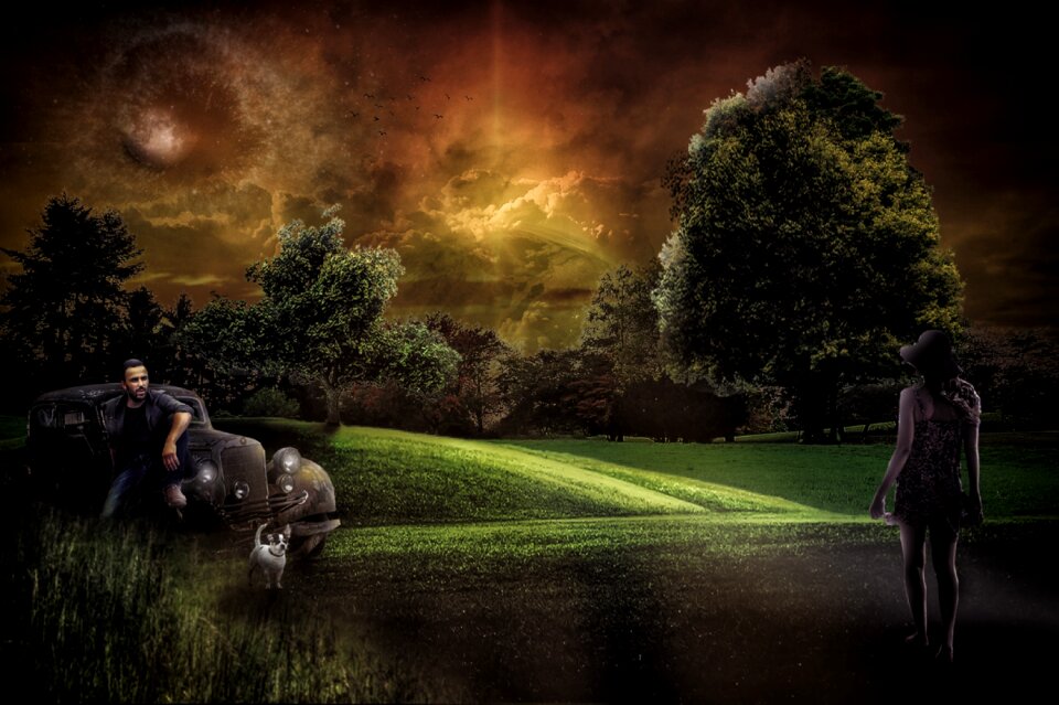 Friendship human composing