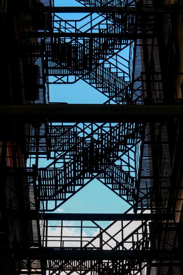 Stairs urban facade