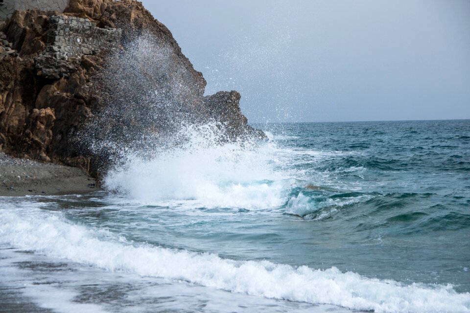 Sea wave surf