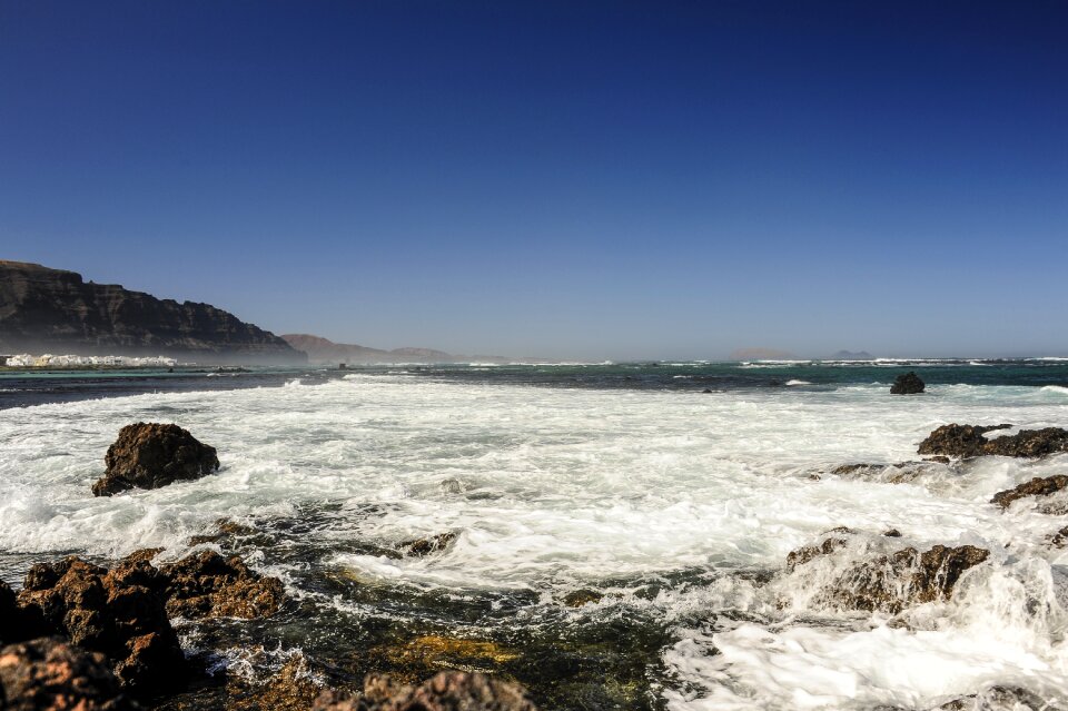 Rock landscape beach photo