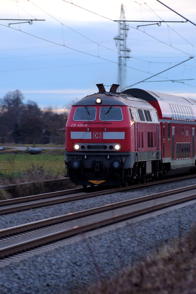Transport track rails