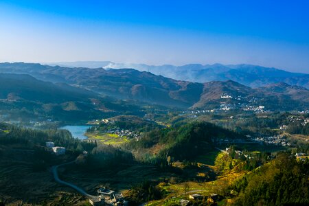 Mountain of fire yellow guizhou