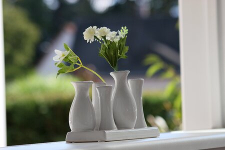 Flower vase decorative decoration photo