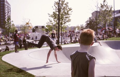 Tree park boy