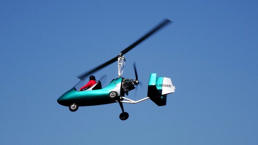 Flight flying gyrocopter photo