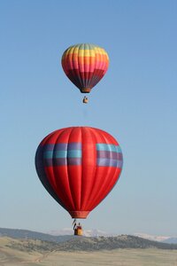 Aviation balloon floating