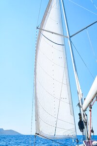 Yacht sky water