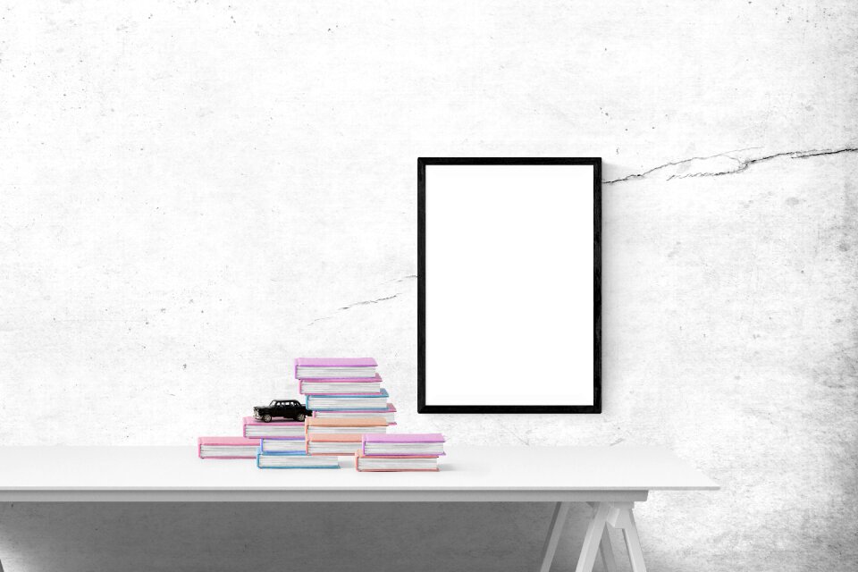 Wall frame template