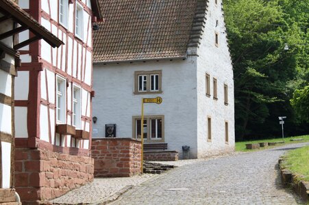 Facade historically paved