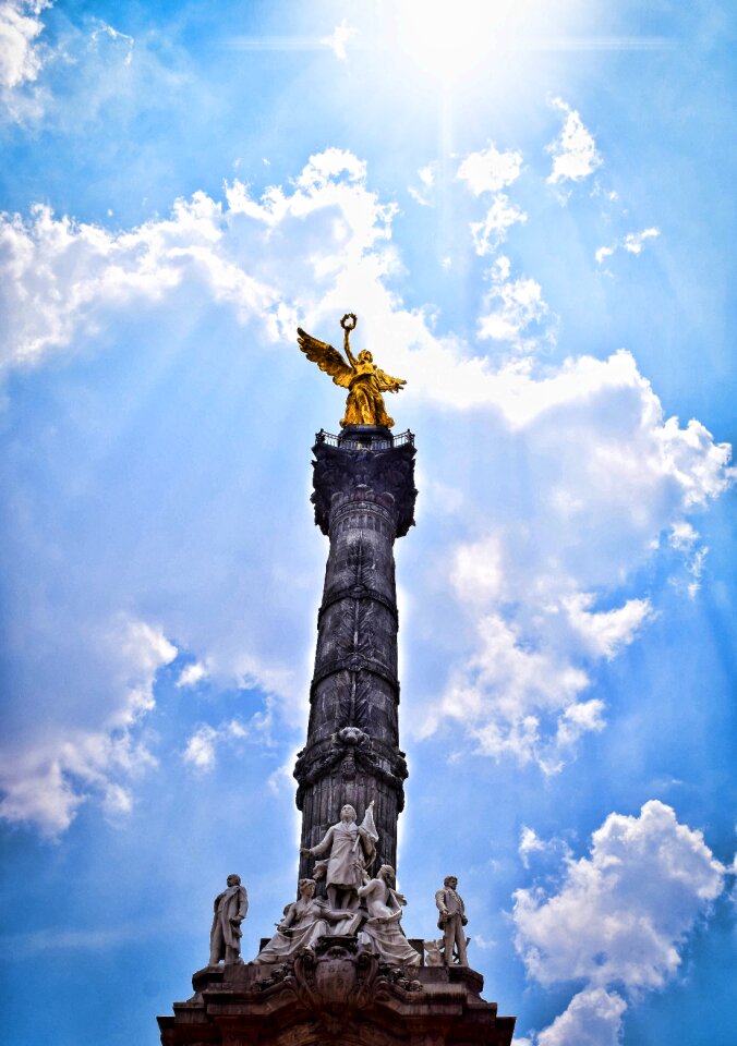 Urban monument sky