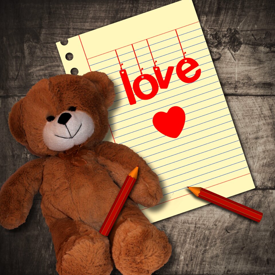 Romantic to write card
