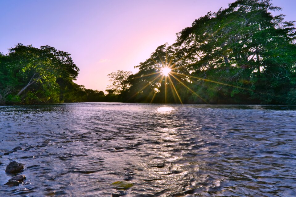River landscape color's