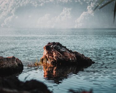 Rock lanscape the sea