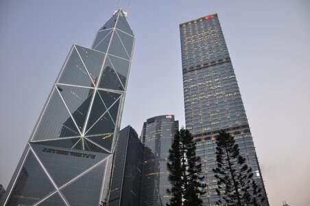 Central hong kong twilight