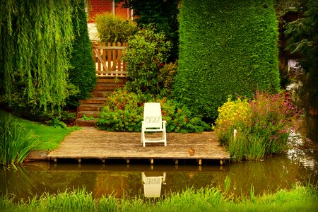 Garden water pond
