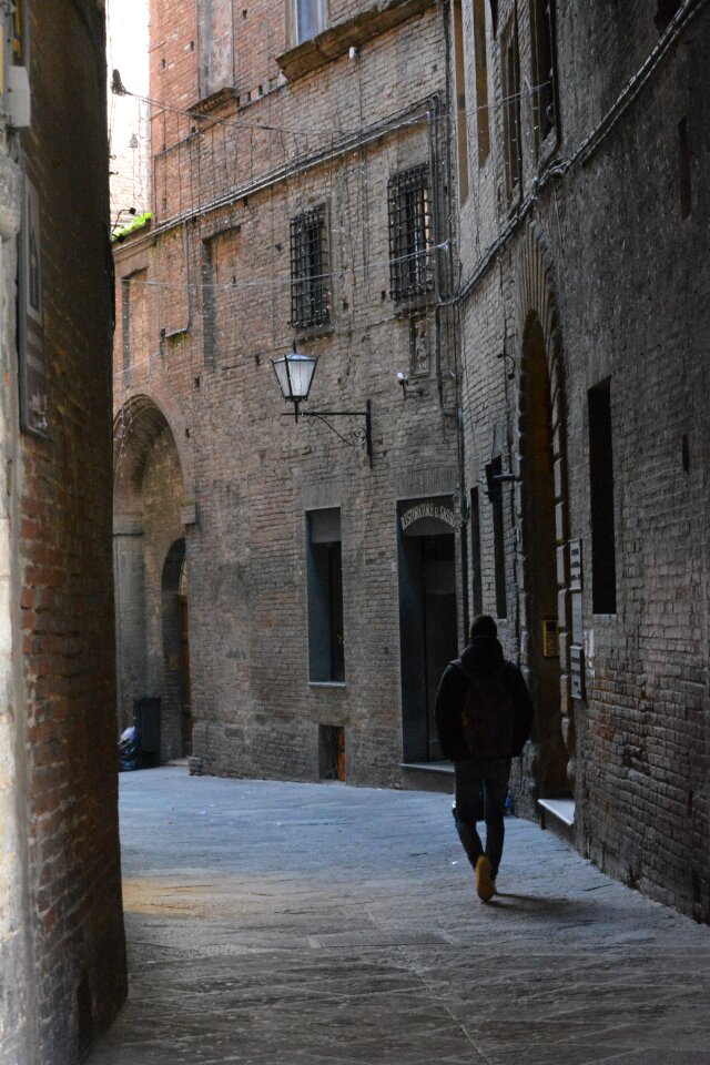 Street loneliness gray street