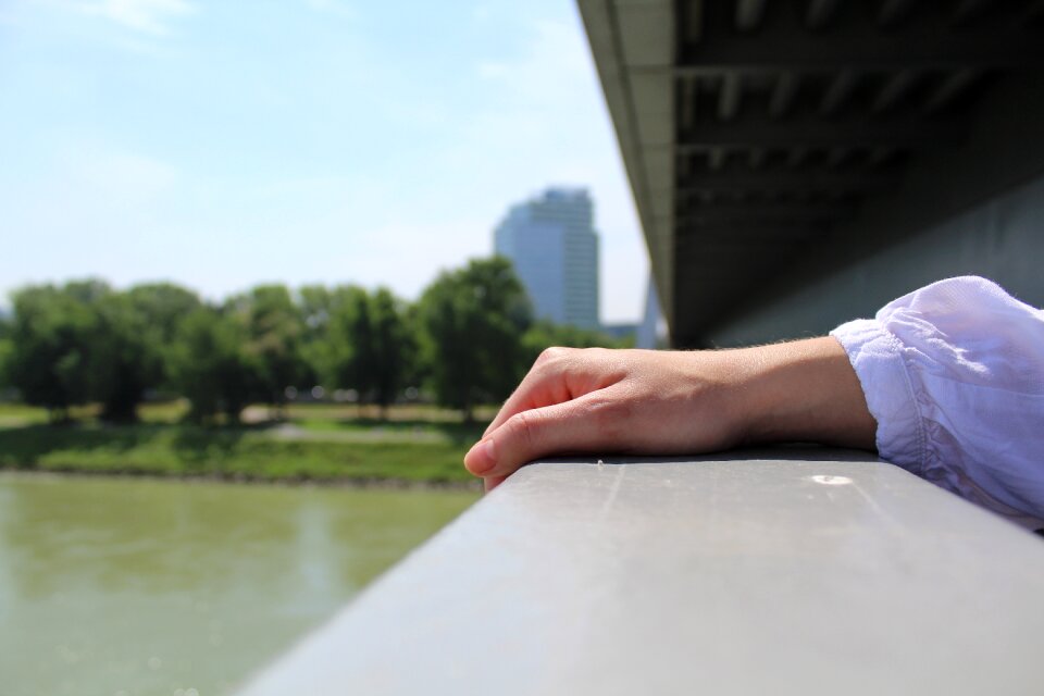 Bratislava views hand