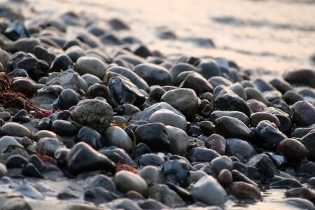 Sea stone stone beach photo
