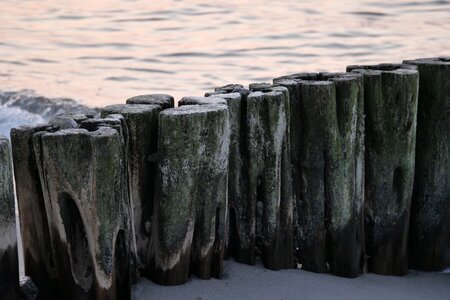 Baltic sea groyne breakwater photo