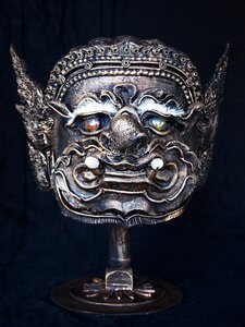 Mask thai metal photo