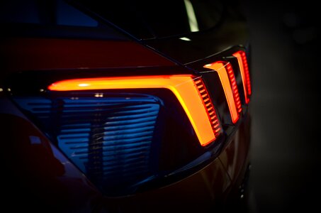 Auto rear light peugeot