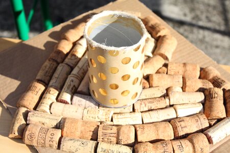 Cork cork wall paper