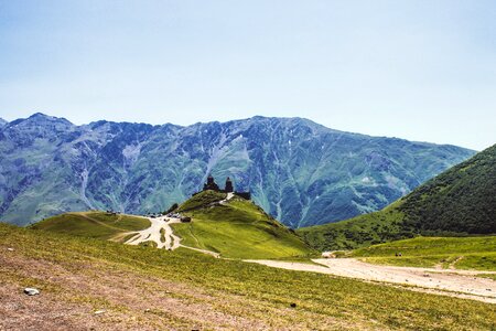 The caucasus travel landscape photo