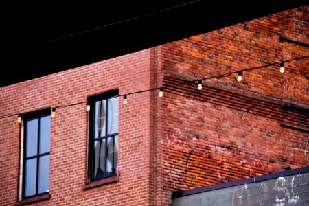 Brick old lights photo