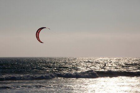 Ocean kite waves