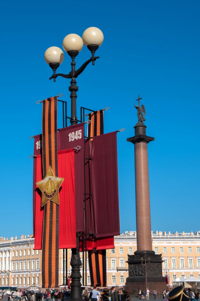 Russia alexandria pillar architecture