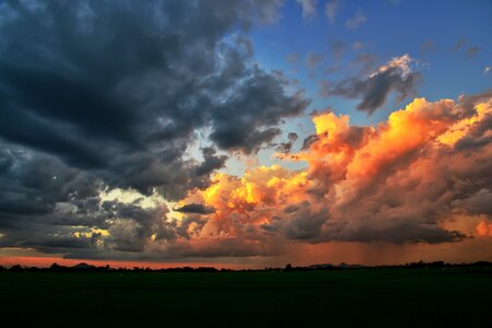 Panorama of heaven outdoors