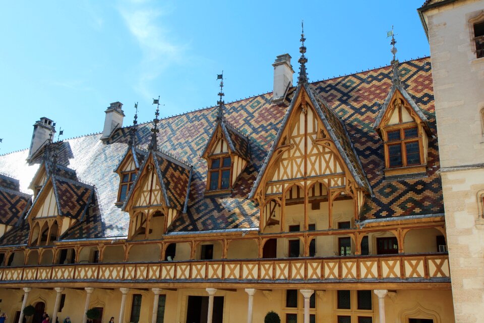 The hospices de beaune burgundy historical monument