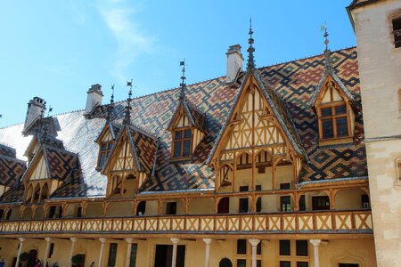 The hospices de beaune burgundy historical monument photo
