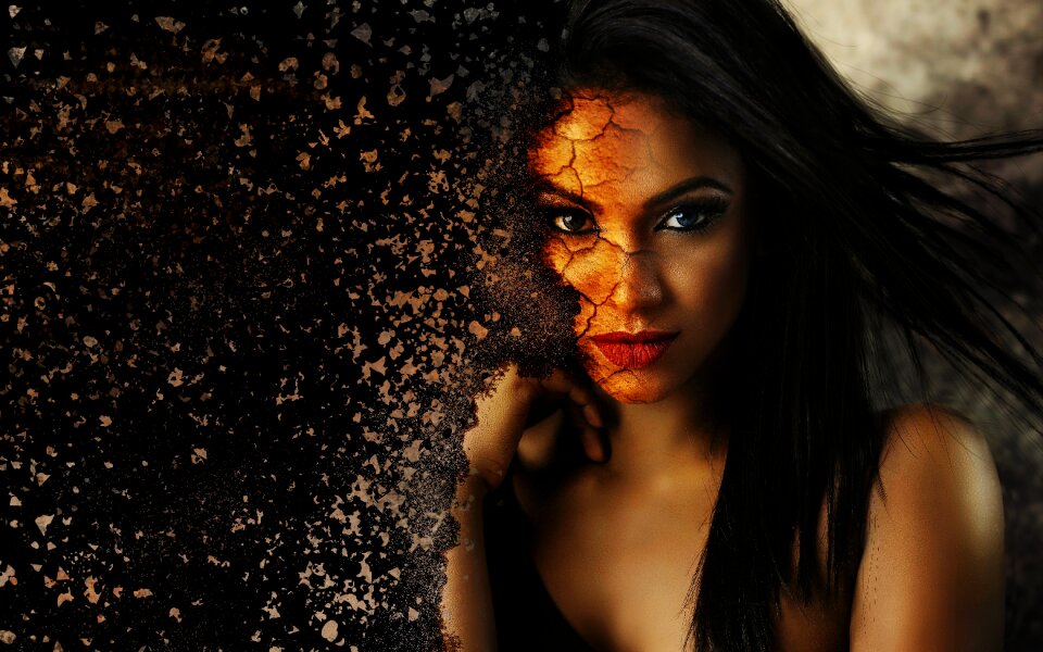 Human beautiful female