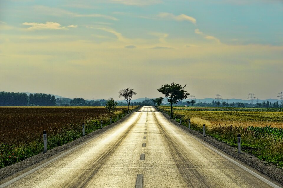 Asphalt transport landscape