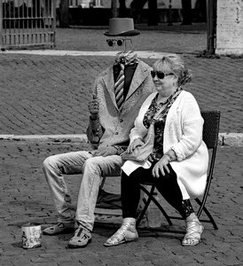 Clown street artist