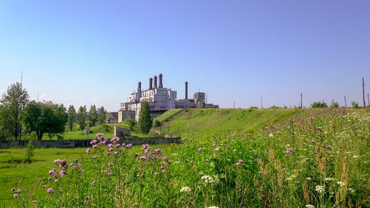 Electricity factory current photo