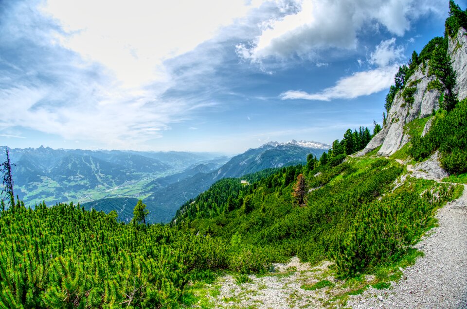 Alpine clouds nature