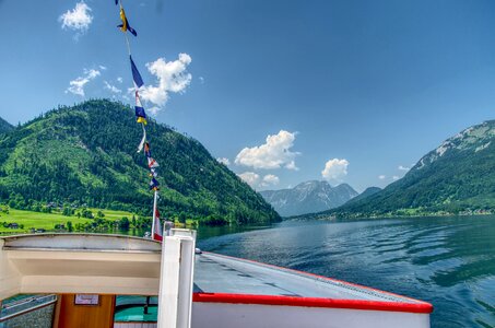 Lake ship alpine