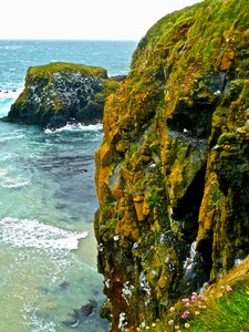 Dramatic coast seascape photo