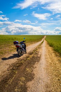 Motorcycle travel road