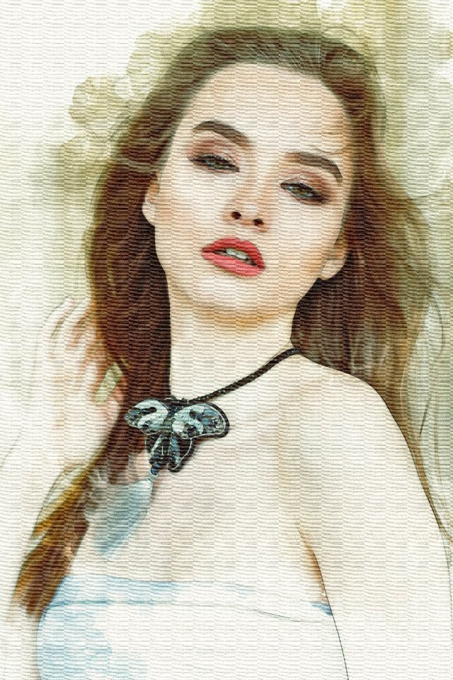 Young beauty model