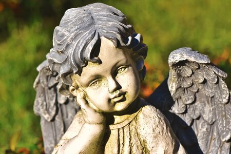 Statue figure angel figure