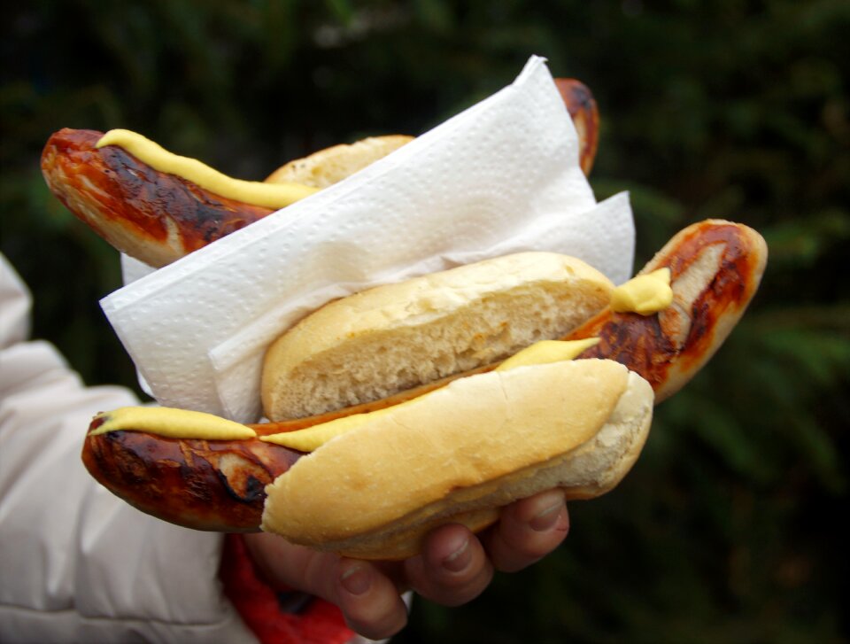 Grilled food weisswurst