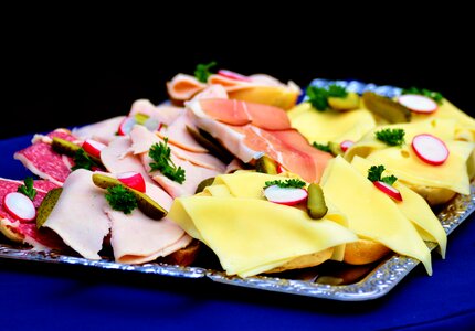 Sausage cheese buffet