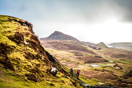 Hill mountains green photo